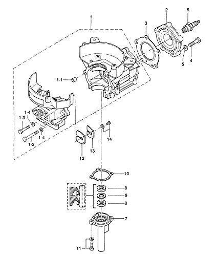 Image of SouthMarine Boat Motor 369-01005-1 369010051 369010051M Cylinder Head Gasket for Tohatsu & for Nissan /27-812939 27-812939015 for Mercury Marine Mercruiser Quicksilver 2-Stroke 4HP 5HP Outboard Engine