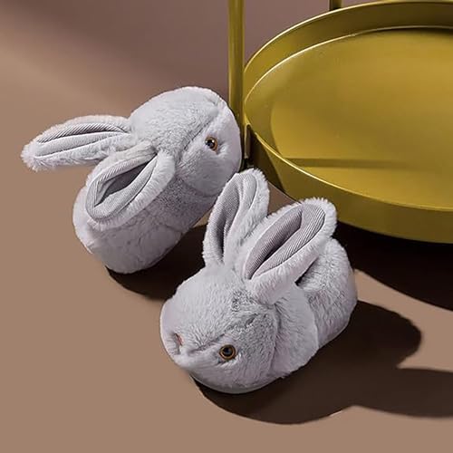 Toddler Girls Slippers Winter Infant Boys Fluffy Cute Bunny Flat Home Slippers Winter Warm Indoor Bedroom Shoes2