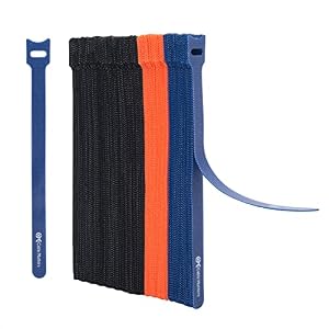Cable Matters 100er-Pack Wiederverwendbare Klett Kabelbinder