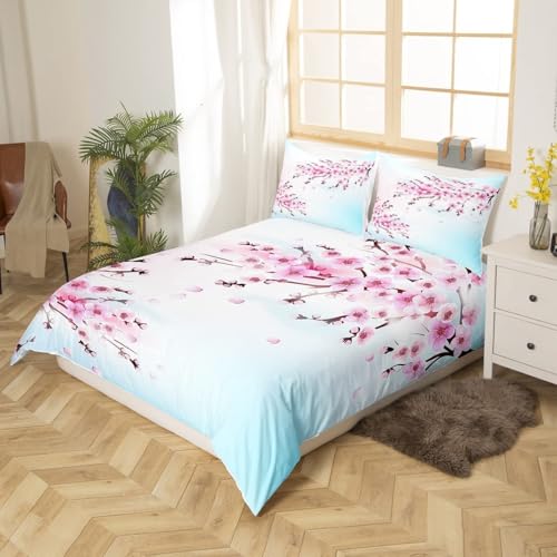 Parure de lit 3D Microfibre douce et infroissable motif Fleurs Roses