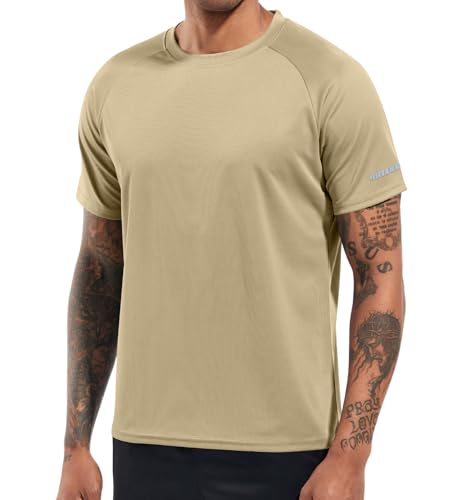Image of Men's Quick-Dry Sportswear T-Shirts,4 /6 Pack Breathable Moisture Wicking Gym Tops for Training & Workout,Short Sleeve Tees