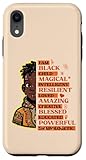 Installation facile Je suis Un Enfant Noir, Mois de l\'histoire Magique et Intelligente, garçons et Enfants Coque pour iPhone XR