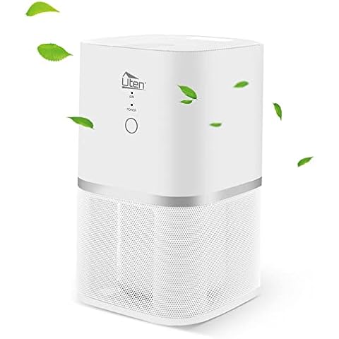 Luftreiniger Allergiker Raucherzimmer mit HEPA Filter Leise Betrieb gegen Feinstaub Blütenpollen Tierhaaren Cover