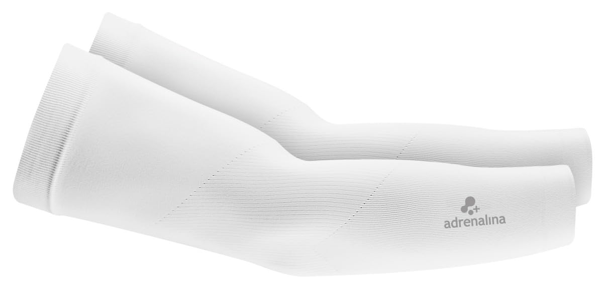 più adrenalina Echo Arm Cover, White, Unique, Unisex-Adult, White, One size