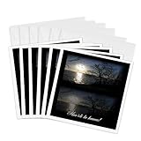 Greeting Cards - Across The Lake, Hau`oli la hanau,Birthday in Hawaiian - 6 Pack - Birthday Photography