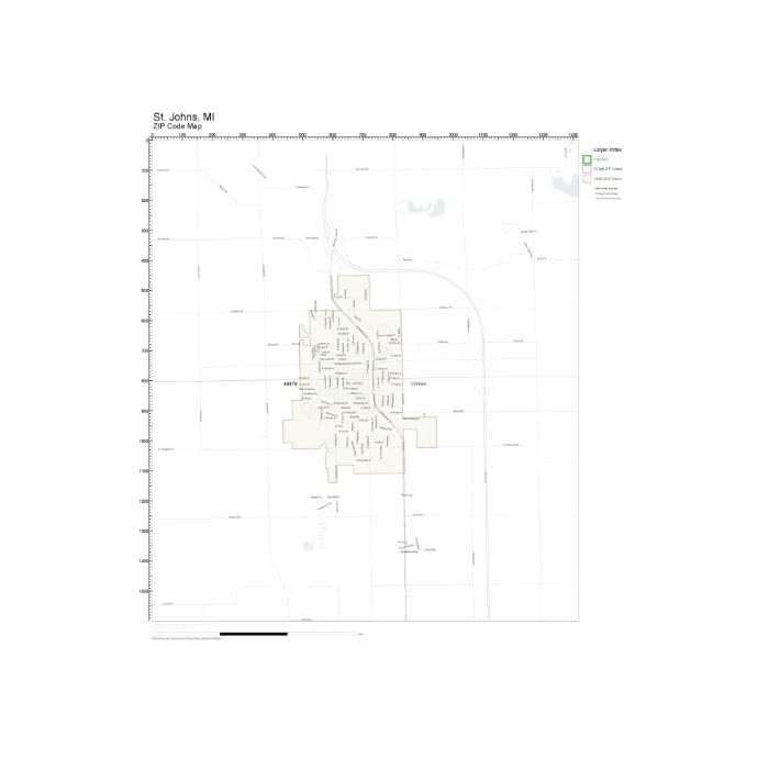 Buy Zip Code Wall Map Of Canton Mi Zip Code Map Lamin vrogue.co