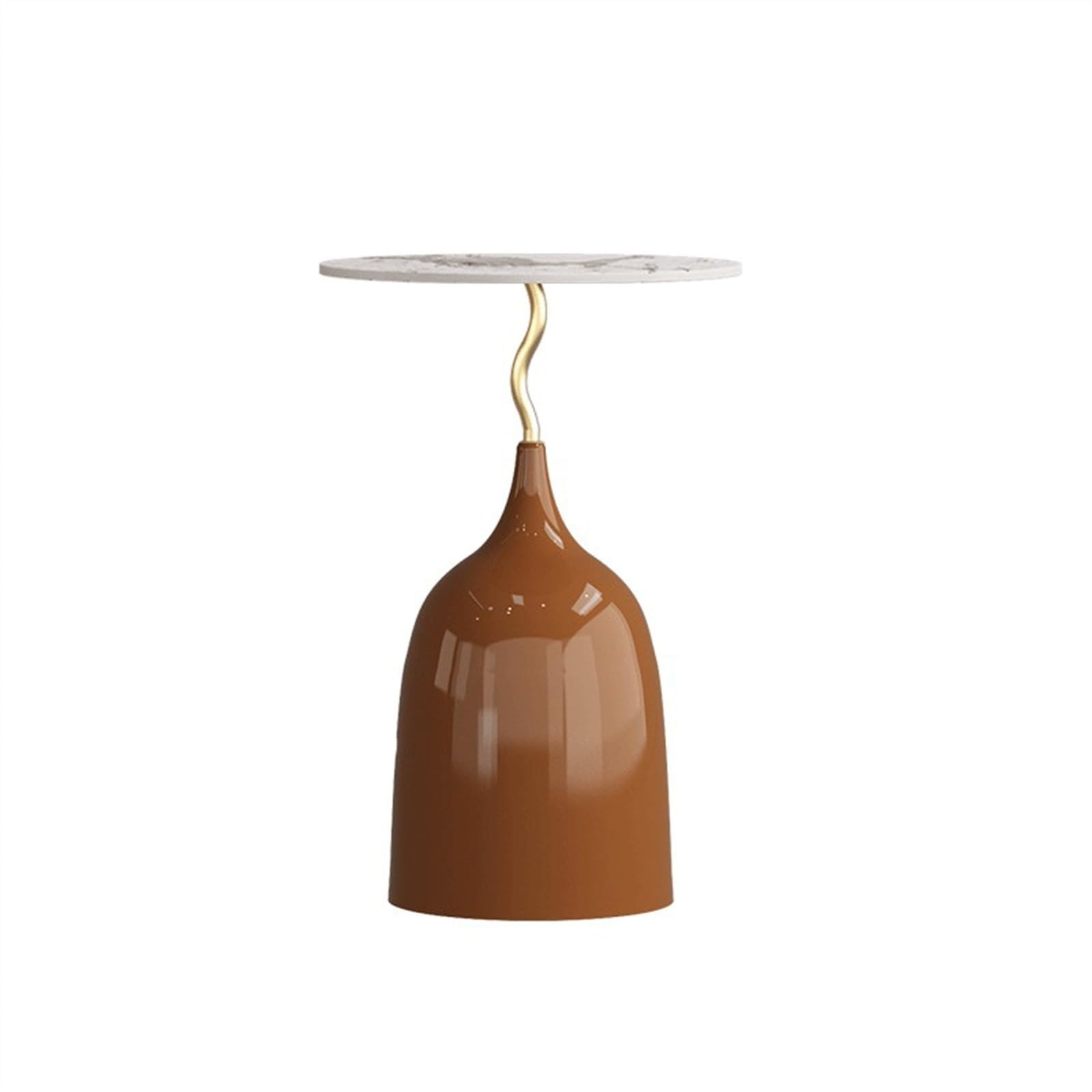 Stolik kawowy Wyjątkowy, ręcznie robiony stolik kawowy, naturalny nocny z tacą do domu, jadalni lub salonu, nowoczesny styl(Coffee color)