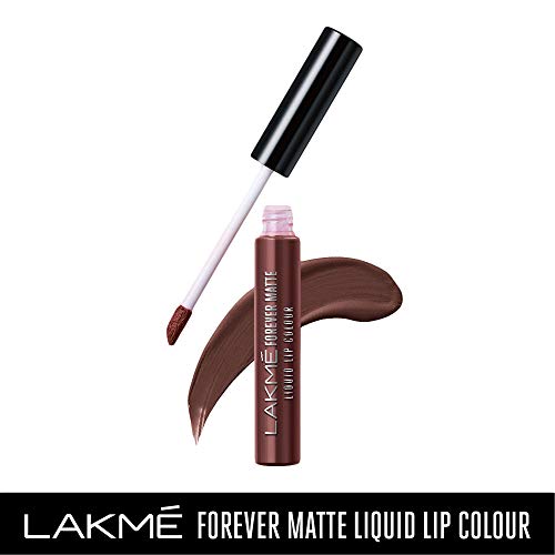 Image of LAKME Forever Matte Liquid Lip Colour, Mauve Ecstasy, 5.6 Ml & Lakme Forever Matte Liquid Lip Colour, Brown Espresso, 5.6 Ml