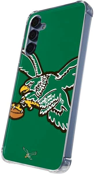 Miniatura 2 de Skinit Funda transparente compatible con Galaxy A35 5G  Diseño de logotipo retro de Philadelphia Eagles con licencia oficial de la NFL