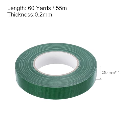 Image of MECCANIXITY Green Gaffers Tape, 60 Yards x 1 Inch No Residue, Non-Reflective Easy Tear Book Repair Tape Matte Stage Cloth Tape for Photography,Pack of 1