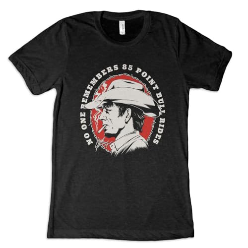 Rodeo Time JB Mauney Old School T (US, Alpha, X-Large, Regular, Regular, Dark Charcoal)