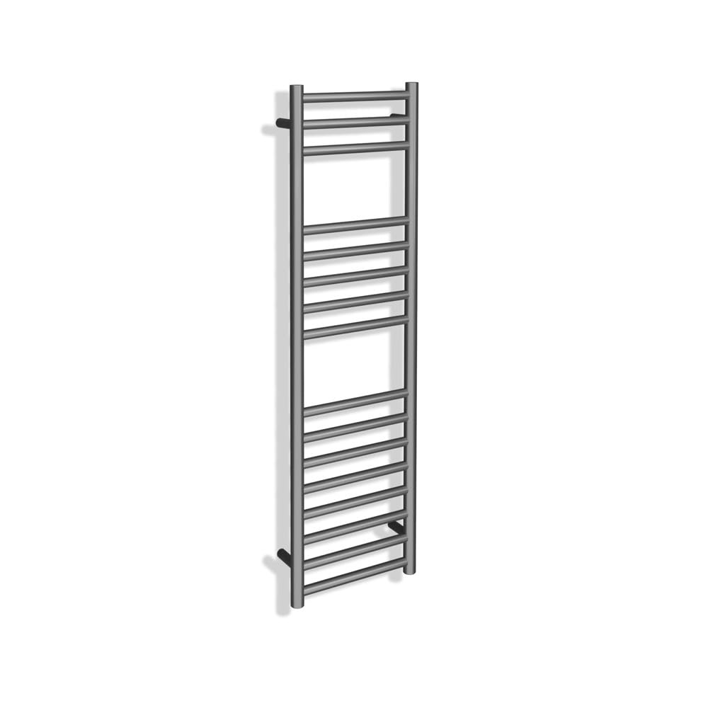 Straight Brushed Stainless Steel Ladder Towel Rail Radiators Central Heating Heater - 350 x 1200mm