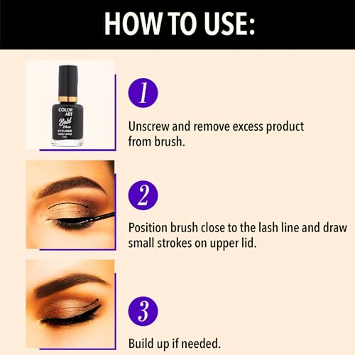 Image of Bold Eyeliner Intense Black, Waterproof Liquid Liner All-Day Smudge-Free Wear Precise Felt Tip 7ml