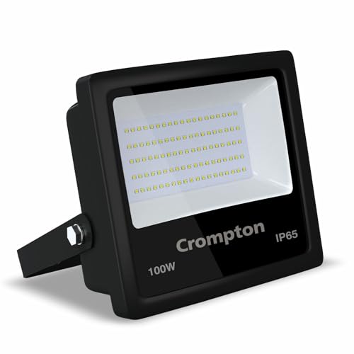 Crompton Gleam NXT 100 Watt Outdoor LED Flood Light | Wide Angle ...