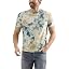Tan/Blue Tri Tone Tie Dye