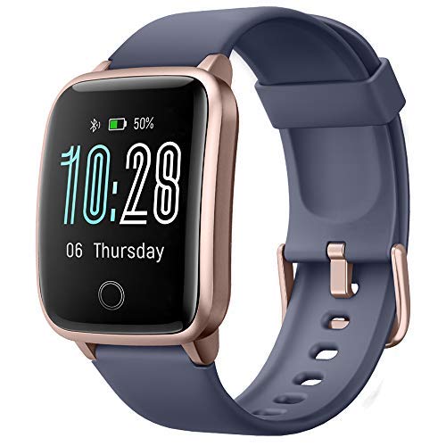 Willful Montre Connectée Femmes Homme Smartwatch Montre Sport Podometre Cardiofrequencemètre Montre Intelligente Etanche ECG Chronometre Alarme GPS Partagé 11 Modes Sport pour iPhone Android Telephone