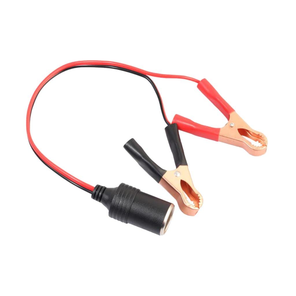 14" Car Cigarette Lighter Power Female Socket Plug Adapter Crocodile Clip-picture-36
