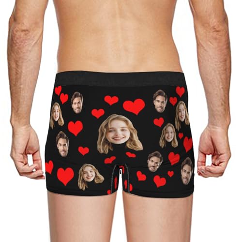 Personalized Underwear for Men with Face Custom Face Boxers Customized Boxer Briefs Funny Gifts for Him Husband Boyfriend3