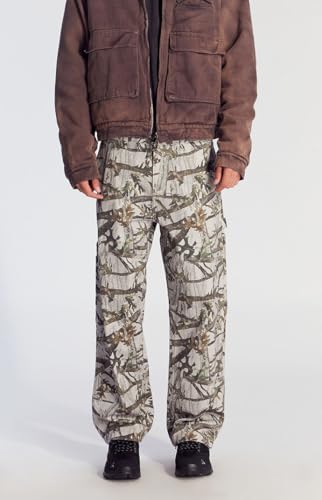 PacSun Men's Dylan Baggy Jeans Carpenter Light Camo3