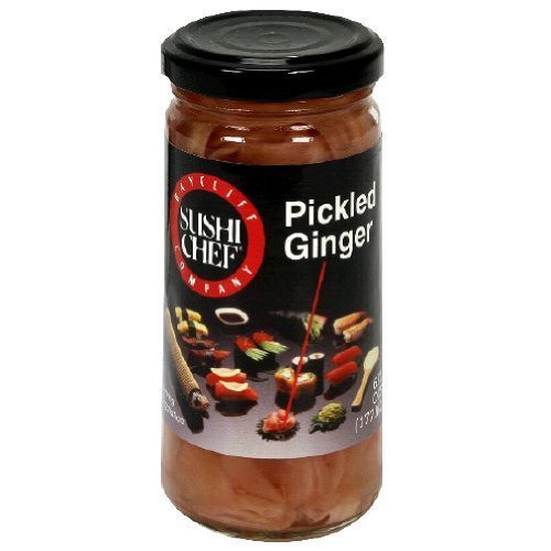 Sushi Chef Pickled Ginger 6-Ounce Bottle (Pack Of 12) - Pack Of 12