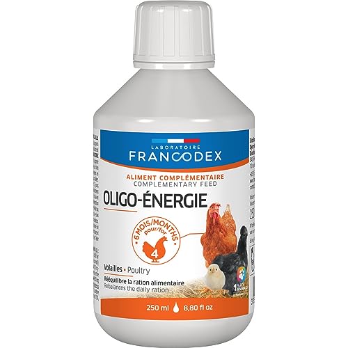 Francodex - Oligo- Energía reequilibra la ración alimentaria 250 ML para gallinas