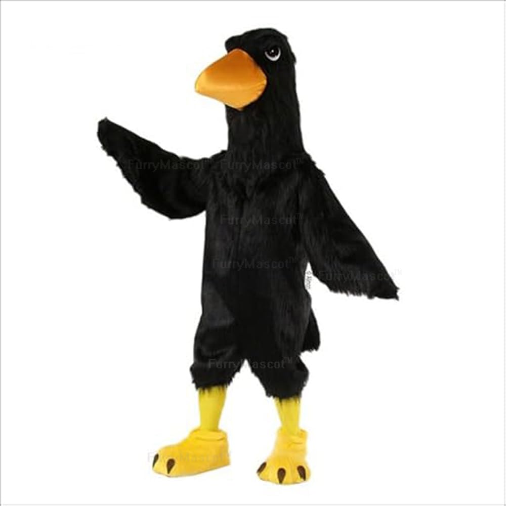 New Black Raven Birds Suit Animal Mascot Costume Party Carnival Costumes