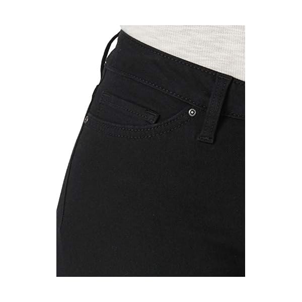 Lee-Womens-Petite-Regular-Fit-Bootcut-Jean Lee Women's Regular Fit Bootcut Jean, Black, 2 Petite