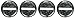 Loew-Cornell 1026304 Transform Mason Ball Lid Inserts, Slotted, 4/Pack
