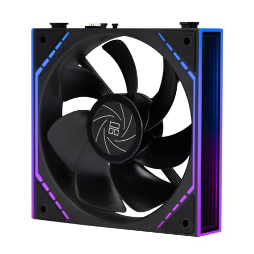 Image of Thermalright TL-M12QR 120mm Reverse Case Fans, 1-Pack | Reverse Airflow, Daisy Chain PWM /ARGB, Infinity Mirror Lighting