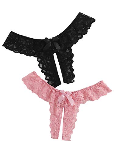 String en dentelle sans couture fini les marques sous les vêtements grande taille lot de 2