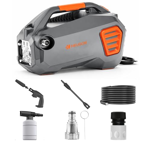 Image of G3 High Pressure Washer, 900W Induction Motor | 2030 PSI, 6.3 LPM Flow, Self Suction, Auto Stop, Compact Portable Design