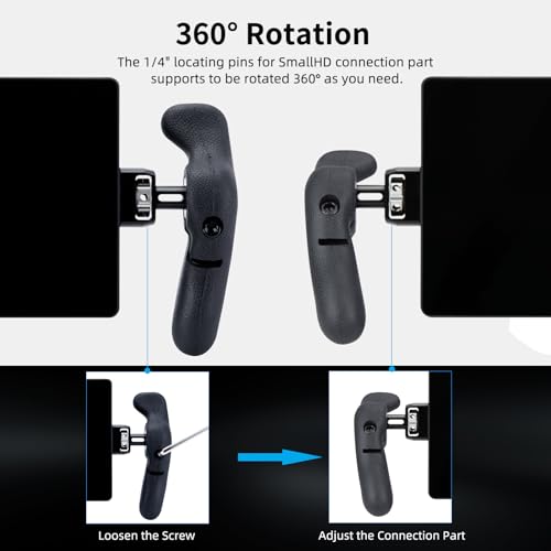 Image of Nitze Side Handle Kit for SmallHD Monitor - PA32F