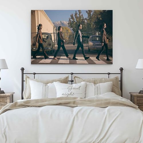 REOTTO Poster décoratif sur toile Dragons contre les Beatles – Impression d’art moderne pour chambre à coucher – 60 x 90 cm - Les Beatles, Paul McCartney, John Lennon, RIngo Starr, George Harrison REOTTO Poster décoratif sur toile Dragons contre les Beatles - Impression d'art moderne pour chambre à coucher - 60 x 90 cm – Image 7