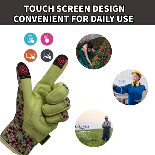 image for MSUPSAV Gardening Gloves for Women,Garden Gloves for Gardening,Work Gl