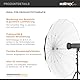 Walimex pro Reflexschirm Ø 180 cm schwarz/weiß für weiches Licht, Lichtreflektor für neutrale Lichtführung und Streulichtminderung, Lichtformer für Studioblitz, optimal für Produktfotografie