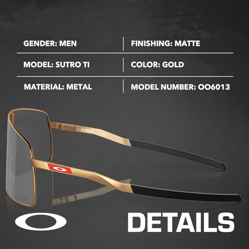 Image of Oakley SUTRO TI PATRICK MAHOMES II OO6013 Sunglasses With Official Kit | Non-Polarized, Men's Sunglasses