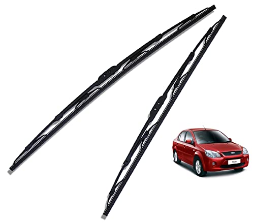 Image of Euro Care Metal Type Wiper Blade Compatibility with Ikon Windshield Car Wiper Blade Size D-19,P-19