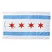 3X5 3ft x 5ft CITY OF CHICAGO FLAG NEW ILLINOIS IL BANNER w/ grommets