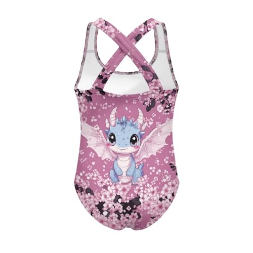 DISNIMO One Piece Swimsuits for Kids Athletic Training Swimwear Girls Bathing Suits Tummy Control2