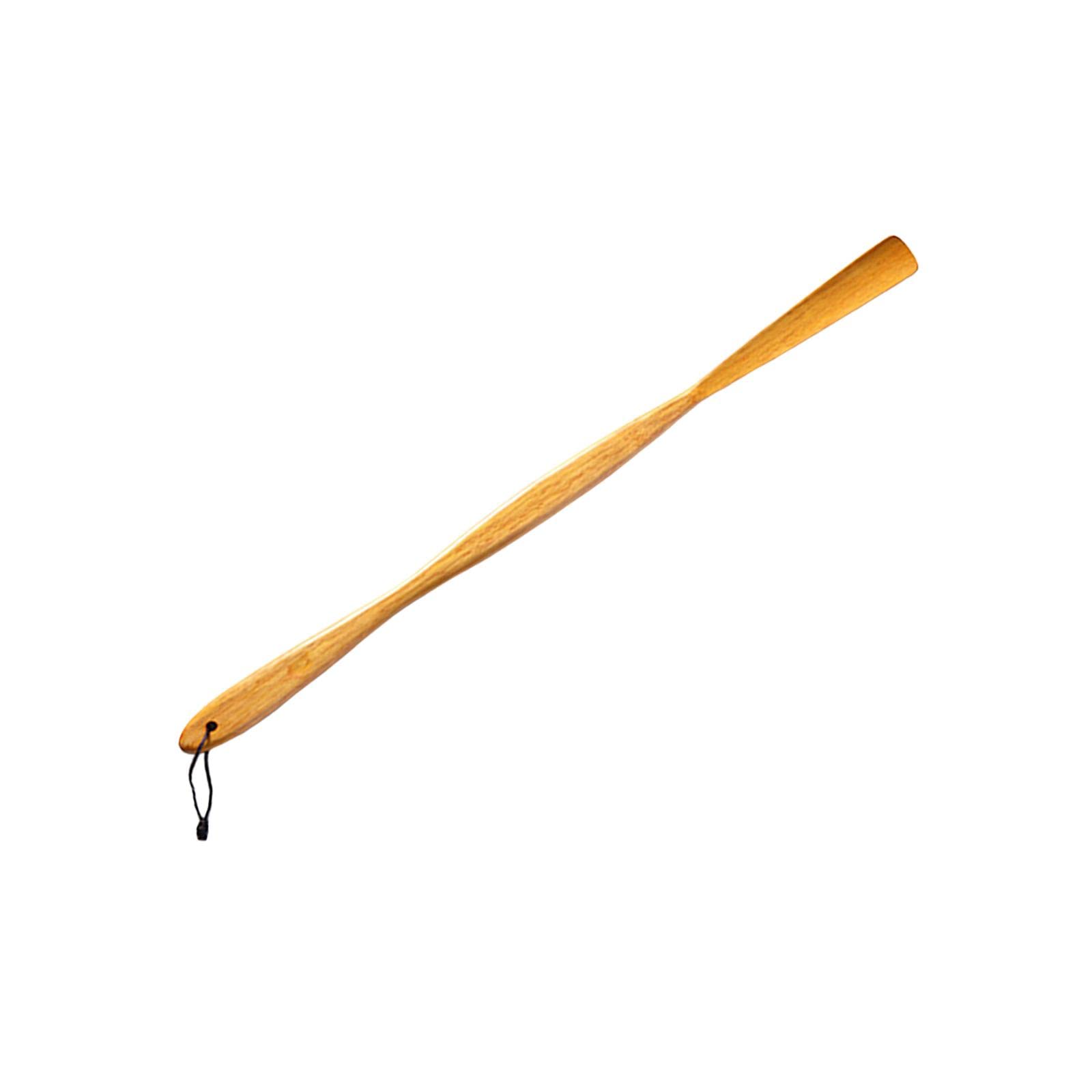 Calzador de Madera, Calzador de Viaje, Accesorios para Calzado, Calzador de Mango Largo para Botas de Trabajo Y Botas de Senderismo.