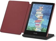 Kindle Colorsoft Essentials Bundle including Amazon Kindle Colorsoft (32 GB) - Black, Premium Leather Case - Ruby and Wirel…