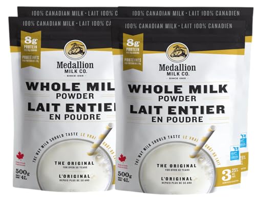Medallion Brand Whole Milk Powder 500g (4 Bags)