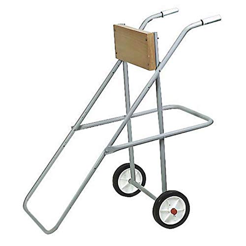 Chariot transport moteur robuste avec roues tout-terrain pour hors-bord