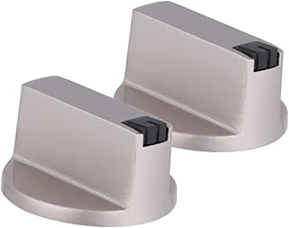 EXQUIMEUBLE Fogão 2 Peças Botão Liga-Desliga Do Fogão A Botões De Controle De Superfície Tampas Do Fogão A Botões De Cobertura Do Botão Do Queimador Controle Do Queimador Interruptor