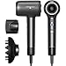 Hair Dryer, Wavytalk Turblow Pro Fast Drying Blow Dryer with Diffuser, High Speed Hair Dryer with 110,000 RPM, Pro Negative Ions for Reduces Damage, Frizz Smoothing, 3 Speeds & 3 Temps, Matte Grey