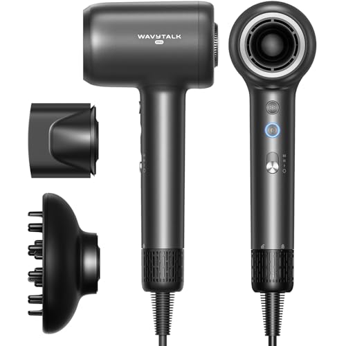 Hair Dryer, Wavytalk Turblow Pro Fast Drying Blow Dryer with Diffuser, High Speed Hair Dryer with...