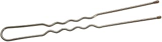 Invisibles Rosy Hair Pins Waved 60 mm, colore: marrone