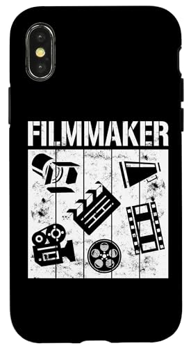 Ya en manzanajugosa.com: Carcasa para iPhone X/XS Cineasta o videógrafo Divertido