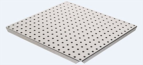 Alligator Board ALGBRD16X16GALV 16 in. L x 16 in. W Metal Pegboard Panel with Flange - Pack of 2