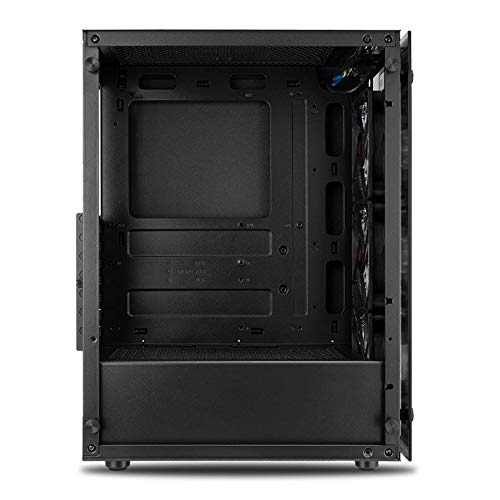 Gabinete Gamer Pichau Magpie Iii Lateral/frontal Vidro Led Azul, Pgma-03-blue